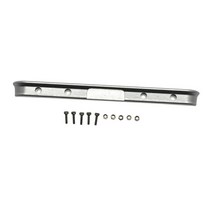 shangren SCX24 RC 록 자동차 모델 차량 DIY 부품 Accs 용 CNC 금속 RC 자동차 후면 범퍼 업그레이드, 92x7x5mm, 알루미늄 합금, 은
