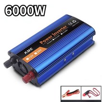 캠핑 파워뱅크 대용량 차박 배터리 6000w 순수 사인파 인버터 12V24V48V60V ~ 260020001200500W AC 220V 자동차 전압 변환기 sinus 102997, 48V, 220V + currency