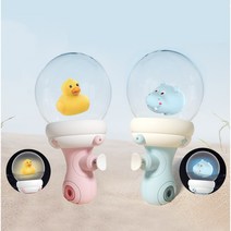 별님토이즈 큐티 피규어 LED 워터건 2P 세트, 분홍오리+파랑하마