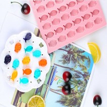 미니 물고기(붕어빵) 실리콘 몰드 2종 36구 속비누 만들기 석고방향제틀