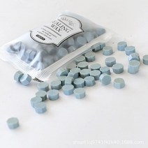 우드 케어 왁스 레트로 팔각형 씰 스탬프 비즈 스크랩북 재료 DIY 공예 봉투 웨딩 엽서 씰링 가방 당 100 개, 49-Thin ink