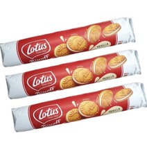 Lotus Biscoff Vanilla Cream 150g x 3ea 로투스 비스코프 바닐라크림샌드 커피스낵 카페과자, 1개