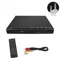 DVD플레이어 에듀플레이어 비디오플레이어 tv 5.1 서라운드 사운드 영화 미디어용 av 케이블 오디오 dvd 가 있는 usb 호환 음악 홈 hd 1080p 모든 지역 무료, 나는 플러그