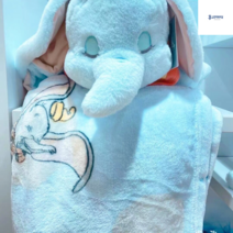 인형 디즈니 캐릭터 도날드덕 곰돌이푸 상하이 쿠션 푹신한 귀여운, 삼합 담요 엎드린 인형 작은 비상, 40센티-49센티
