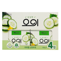 동산씨앤지 동산 오이비누 100g 4입 세수비누 천연보습성분 함유