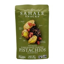 Sahale Snacks 내추럴 석류 맛 피스타치오 글레이즈드 믹스 113 g