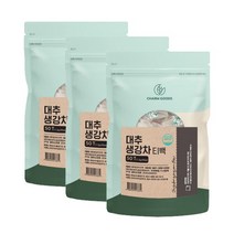 국내산 대추 생강 차 삼각 매쉬 티백 식약처 HACCP 인증, 50티백, 3팩