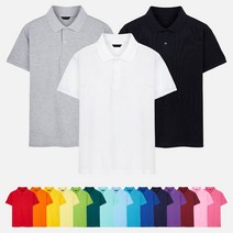 완티 남녀공용 30수 PK카라 반팔 티셔츠