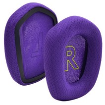 편안한 스폰지 EARPADS for -logitech G733 G 733 Lightspeed 헤드셋 Earmuffs, 보라색