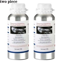 재미있는 자동차 헤드 라이트 복원 연마 청소 수리 도구 800ML 액체 폴리머 증발기 컵 광택 차고, 04 800g Repair Fluid X2