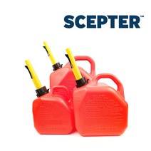 셉터제리캔 기본형 캠핑 휴대용 기름통 연료통, 1갤런