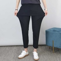 이너프데이 링클프리 남자 냉장고 빅사이즈 바지 여름 밴딩 슬랙스