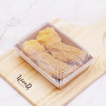 크라프트 미니 직사각 샌드위치케이스용기 100개 sw13, 없음, sw13호_100개 세트