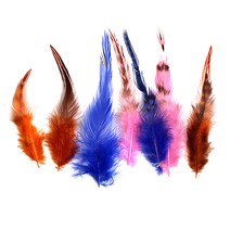 무늬깃털 천연깃털 거위깃털 컬러 무대 장식소품 인조 천연 거위 깃털, 무늬깃털투톤-90cm, 무늬깃털투톤-No.1(아이보리)-90cm