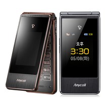 삼성 와이즈2 SHW-A330S 알뜰폰 선불폰 효도폰 학생폰 공기계 SKT 3G 폴더폰, 블랙(중고), 블랙