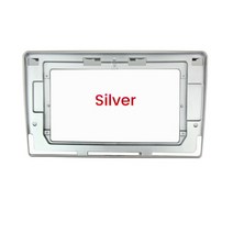 카오디오 현대 스타렉스 H1 2007 2015 오디오 플레이어 프레임 2 Din 헤드 유닛 스테레오 커버 케이블 안, 04 Frame S