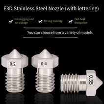 1 PCS 노즐 E3D-V5/V6 스테인레스 스틸 노즐 레터링 3D 프린터 액세서리, 01 Nozzles_17 3-1.0mm