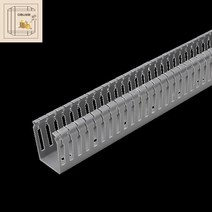 1+1 BODY(2M) 30*40 닥트 개방형 PVC(회색), 상세페이지 참조