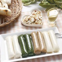 [직접제조 당일출고] 국산쌀 구워먹는 가래떡 백미+쑥+현미 (3kg) 떡, 백미+백미+쑥
