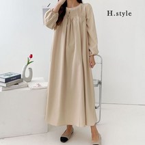 에이치스타일 [H스타일](OP)핀탁원피스