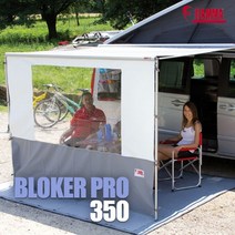 피아마 블로커 프로 350 캠핑카 카라반 모터홈 RV 차박용 어닝전면패널 차단막 바람막 blocker