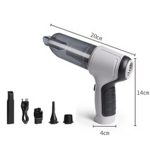 9000Pa 자동차 무선 진공 청소기 120W 3 in 1 송풍 핸드헬드 자동 가정 및 이중 사용 미니 청소기, [04] GRAY