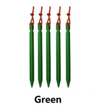 타프텐트 넥타타프 사각타프 작은타프 소형 차타프 실타프 510 개몫 18cm 알루미늄, hy53-green-5pcs