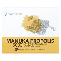 헬씨스트 뉴질랜드 마누카 프로폴리스 5000mg 180캡슐, 1개, 기본
