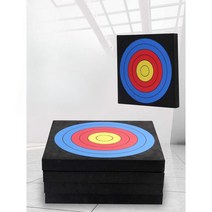 양궁 표적지 연습 타겟 활 표적지 점수판 국궁 장비 화, 두께 10cm