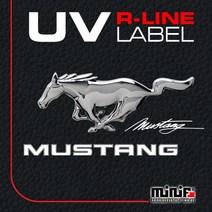 머스탱 R라인 컬러 스틸 주차알림판 MFUL47 MUSTANG