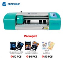 선샤인 ss-890c pro max 자동 지능형 절단 기계 유연한 하이드로 겔 필름 공작 기계 커터 화면 보호 필름, 일곱, EU 플러그 220v