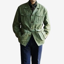 남자 나일론 워크웨어 리옹 퍼티그 포켓 사파리 헌팅 자켓 3color