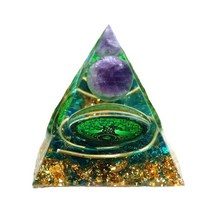 자연 호랑이 눈 치유 자수정 크리스탈 구체 오르곤 피라미드 석영 emf 보호 에너지 orgonite 차크라 명상 돌, 협력사, 19