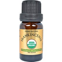 관절 연골 영양제 보수웰리아 보스엘리아 유기농 유향 에센셜 오일 10ml by 프라임 내츄럴 미국 - usda 인증 보스웰리아 세라타 - 순수 원액 치료 등급 아로마테라피 향, 유향 유기농, 118ml(4온스)