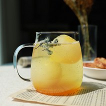 예쁜 투명유리 내열유리 캡슐커피잔 컵 항아리 홈카페유리잔, 380 크로크머그 300ml, 본상품선택