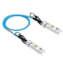 [블루] 컬러 10G SFP+ DAC 케이블 - 시스코 SFP-H10GB-CU3M 디링크 슈퍼마이크로 넷기어 미크로틱 ZTE 장치 포티넷용 트위낵스 SFP 케이블 3m, Blue