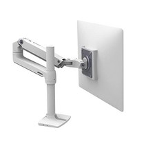 Ergotron LX 싱글 모니터 암 거치대 VESA 34인치, 화이트_13인치 폴