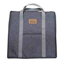 [스테판캠핑] 바베큐그릴 화로대 다용도 프리미엄 보관가방 (대형) 가로49cm 세로49cm 폭7cm, 챠콜(대형)
