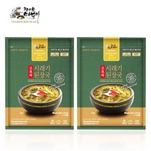 지리산피아골 피아골미선씨 고로쇠 시래기된장국 600gx2팩, 2개