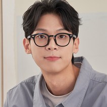 블루래빗 남여공용 자외선 블루라이트차단 아넬형 판토 뿔테안경