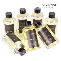 비비엔느 블랙라벨 디퓨저 실내용 차량용 디퓨져 리필액 자동차 방향제 리필 210ml, 화이트 머스크
