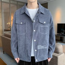 가을 카고 점퍼 ins 루즈핏 상의 자수 빈티지 야구복 코트