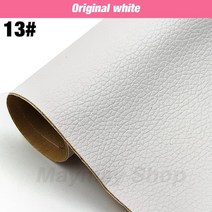 가죽 PU 자체 접착 수정 수리 패치 스틱 온 소파 보조금 패브릭 스티커 스크랩북 소재, 02 Original white_04 137x50cm