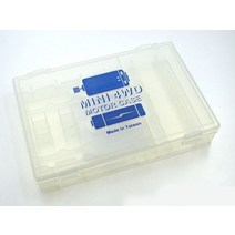 수제 타미야 미니 4wd 자동차 모터배터리 상자 포함 보관 플라스틱 상자 용품 14세 이상 미니카, 흰색 상자