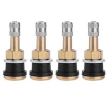 타이어밸브캡 타이어캡 마개 황동 스트레이트 튜브리스 스템 자동차 트레일러 ATV 경트럭 액세서리 1 개4 개, 4pcs+호주