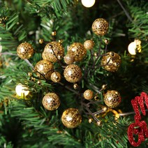 파티해트리장식 포인꽃 열매, 레드