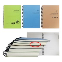 [영번지몰] 영진 스프링 노트 중/대 pp커버 유선 줄 공책, 1권, 대_4000_16절_색상랜덤