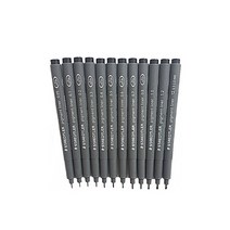 드로잉방수펜/ 피그먼트라이너펜 블랙 낱자루, 1.2mm