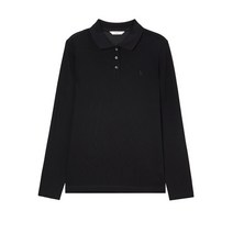헤지스레이디스 (HSTS2DC71) 면 혼방 긴팔 카라 티셔츠