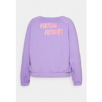 ONLY Play ONPFREJA O-NECK LS SWEAT CURVY - 긴팔 탑 - 애스터 퍼플